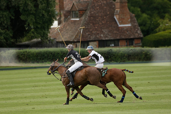 Beau Design v Boscom in an August Rother Cup 4 goal polo match at Cowdray Park Polo Club on Wednesday 07 August 2013