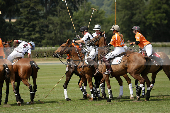 Cowdray Vikings v Enigma in a Bloom British Ladies Open Championship Polo match 2013.07.17