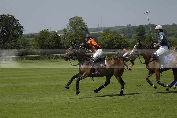 Four Quarters Orange v Montana in a Cicero Cup Polo match 2013.06.06