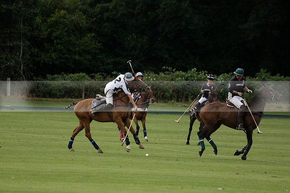 Beau Design v Boscom in an August Rother Cup 4 goal polo match at Cowdray Park Polo Club on Wednesday 07 August 2013