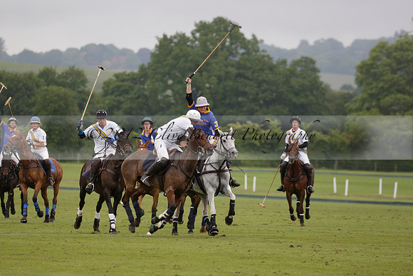 Burningfold v Combe Place in a June 4 Goal Cup polo match 2013.06.11