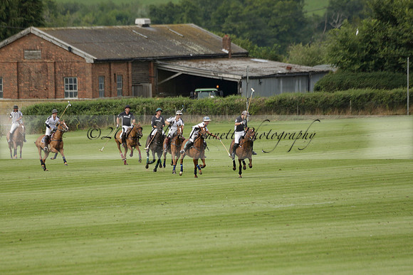 Beau Design v Boscom in an August Rother Cup 4 goal polo match at Cowdray Park Polo Club on Wednesday 07 August 2013