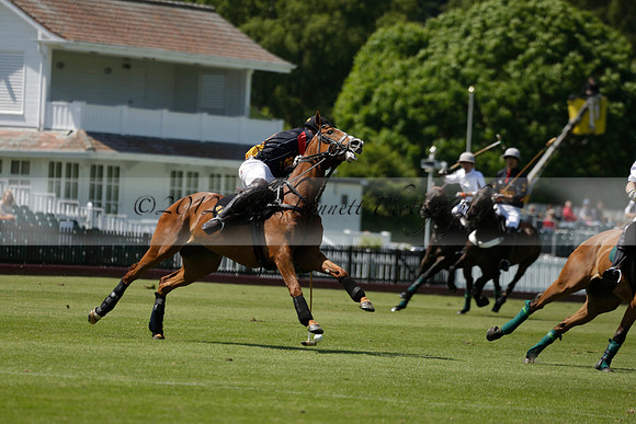 Black Bears v Salkeld in a Cartier Queens Cup polo match 2013.06.05