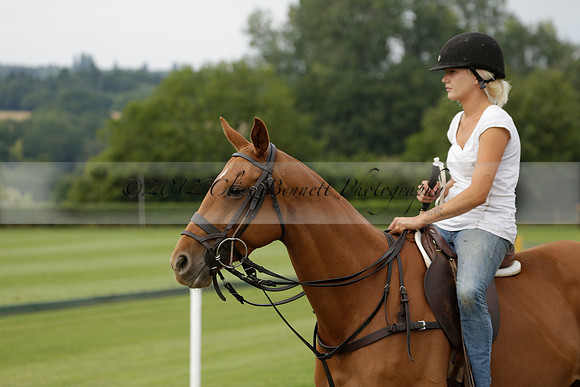 Beau Design v Boscom in an August Rother Cup 4 goal polo match at Cowdray Park Polo Club on Wednesday 07 August 2013