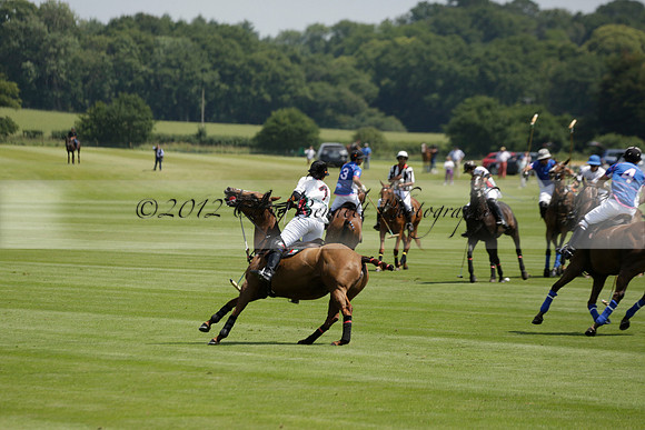 UAE Polo v El Remanso in a Veuve Clicquot Gold Cup Polo Match 2013.07.05