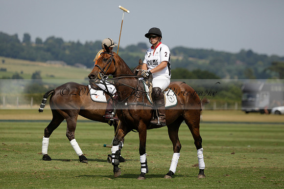 Cowdray Vikings v Enigma in a Bloom British Ladies Open Championship Polo match 2013.07.17