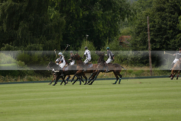 Beau Design v Boscom in an August Rother Cup 4 goal polo match at Cowdray Park Polo Club on Wednesday 07 August 2013