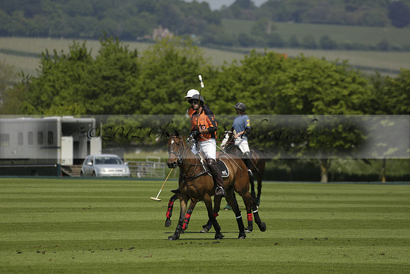 Four Quarters Orange v Montana in a Cicero Cup Polo match 2013.06.06