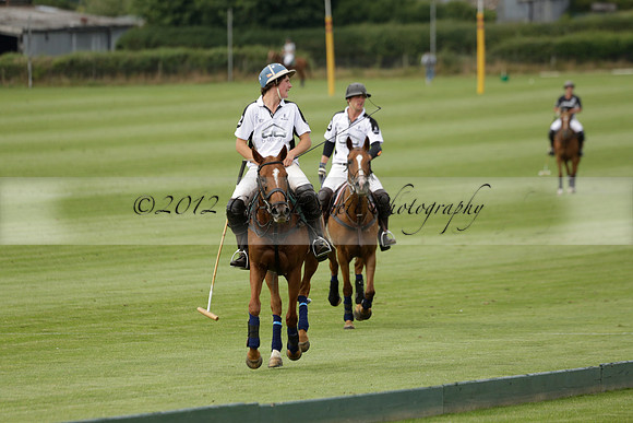 Beau Design v Boscom in an August Rother Cup 4 goal polo match at Cowdray Park Polo Club on Wednesday 07 August 2013
