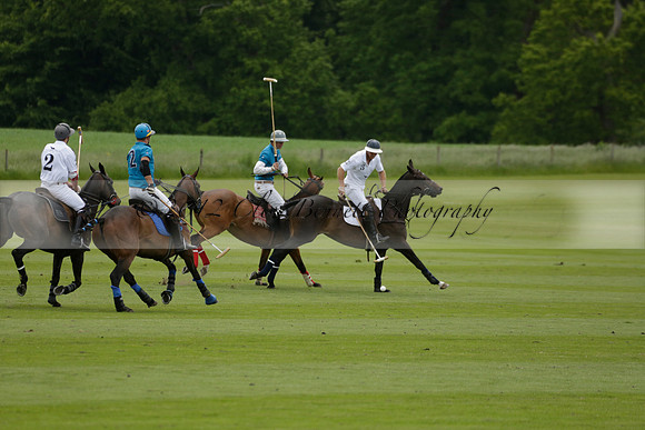 Pluma Negra v Turquoise in the Jubilee Cup Subsidiary Final Polo match 2013.06.02