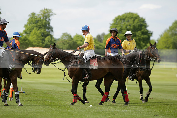 Las Estrellas v Four Quarters Blue in the final of the Jubilee Cup Polo match 2013.06.02