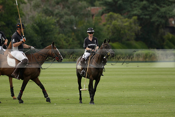 Beau Design v Boscom in an August Rother Cup 4 goal polo match at Cowdray Park Polo Club on Wednesday 07 August 2013