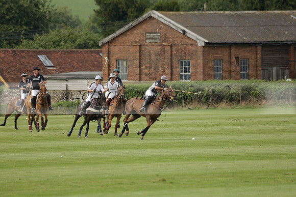 Beau Design v Boscom in an August Rother Cup 4 goal polo match at Cowdray Park Polo Club on Wednesday 07 August 2013