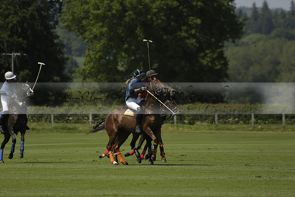 Four Quarters Orange v Montana in a Cicero Cup Polo match 2013.06.06