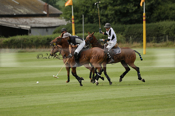 Beau Design v Boscom in an August Rother Cup 4 goal polo match at Cowdray Park Polo Club on Wednesday 07 August 2013