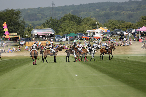 Zacara v Talandracas in a Veuve Clicquot Gold Cup Polo Match 2013.07.18