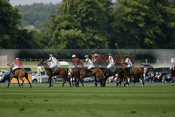 Dubai v La Bamba de Areco in a Veuve Clicquot Gold Cup Polo Match 2013.07.04