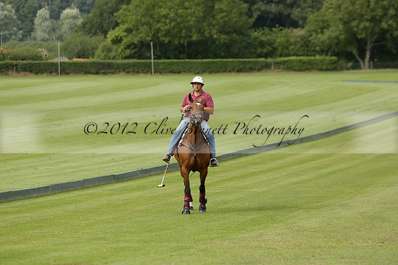 Beau Design v Boscom in an August Rother Cup 4 goal polo match at Cowdray Park Polo Club on Wednesday 07 August 2013
