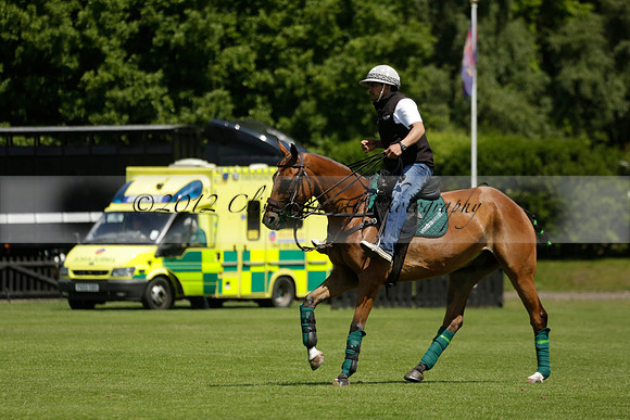 Black Bears v Salkeld in a Cartier Queens Cup polo match 2013.06.05