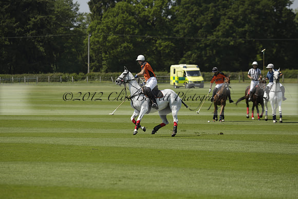 Four Quarters Orange v Montana in a Cicero Cup Polo match 2013.06.06