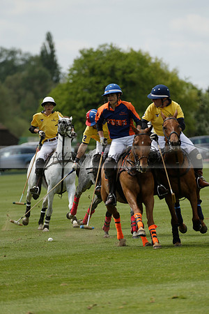 Las Estrellas v Four Quarters Blue in the final of the Jubilee Cup Polo match 2013.06.02