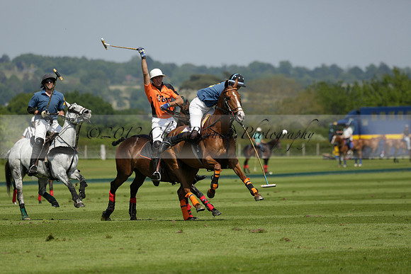 Four Quarters Orange v Montana in a Cicero Cup Polo match 2013.06.06