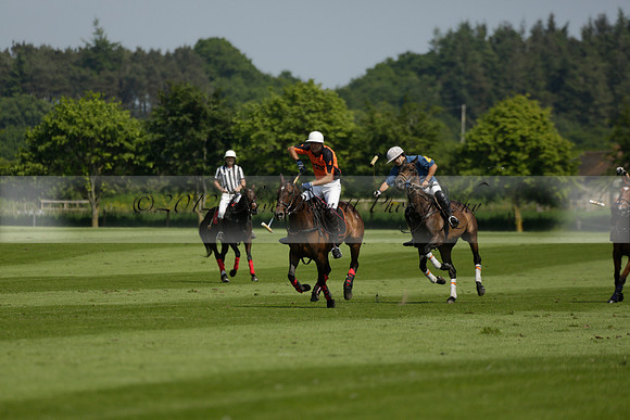 Four Quarters Orange v Montana in a Cicero Cup Polo match 2013.06.06