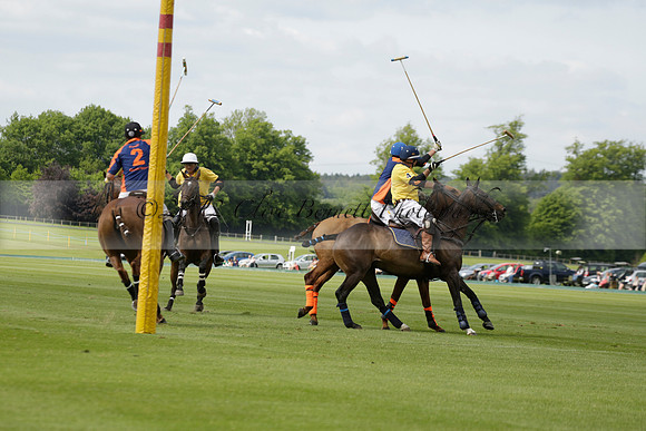 Las Estrellas v Four Quarters Blue in the final of the Jubilee Cup Polo match 2013.06.02