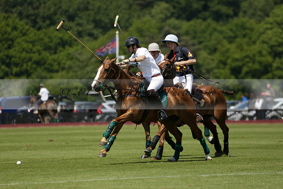 Black Bears v Salkeld in a Cartier Queens Cup polo match 2013.06.05