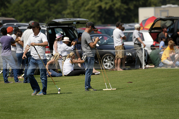 Zacara v Talandracas in a Veuve Clicquot Gold Cup Polo Match 2013.07.18