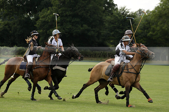 Beau Design v Boscom in an August Rother Cup 4 goal polo match at Cowdray Park Polo Club on Wednesday 07 August 2013