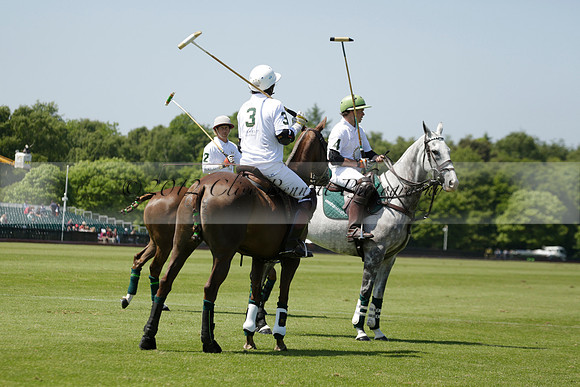 Black Bears v Salkeld in a Cartier Queens Cup polo match 2013.06.05