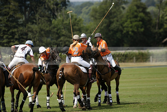 Cowdray Vikings v Enigma in a Bloom British Ladies Open Championship Polo match 2013.07.17