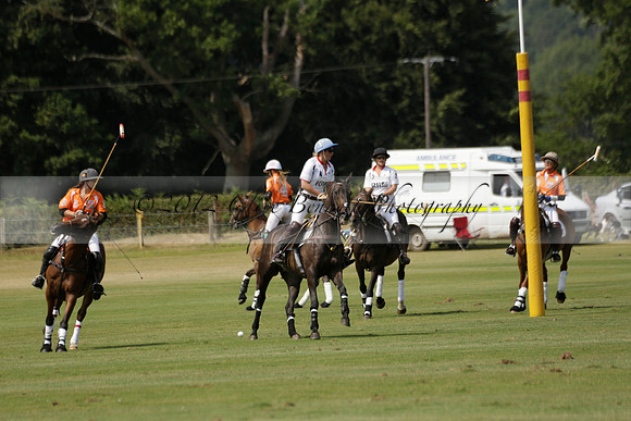 Cowdray Vikings v Enigma in a Bloom British Ladies Open Championship Polo match 2013.07.17