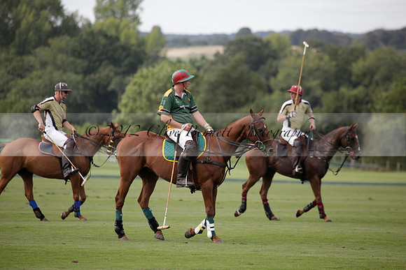 Maiz Dulce v Combe in a Brecknock Cup polo match played on Ambersham 2 at Cowdray Park Polo Club on Friday 17 August 2012