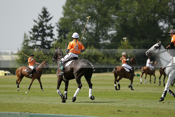 Cowdray Vikings v Enigma in a Bloom British Ladies Open Championship Polo match 2013.07.17