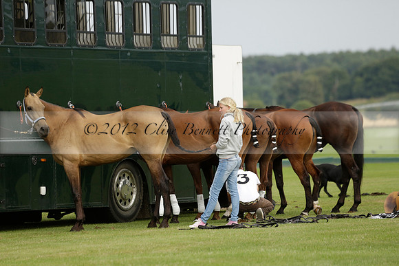 Beau Design v Boscom in an August Rother Cup 4 goal polo match at Cowdray Park Polo Club on Wednesday 07 August 2013