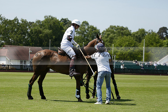 Black Bears v Salkeld in a Cartier Queens Cup polo match 2013.06.05