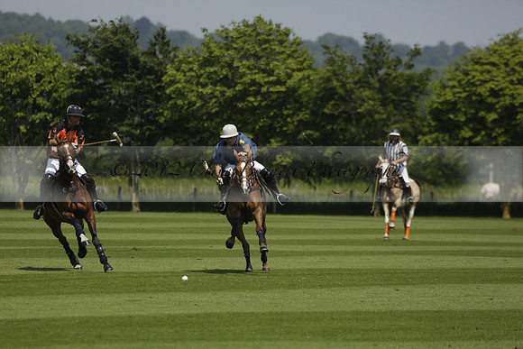 Four Quarters Orange v Montana in a Cicero Cup Polo match 2013.06.06