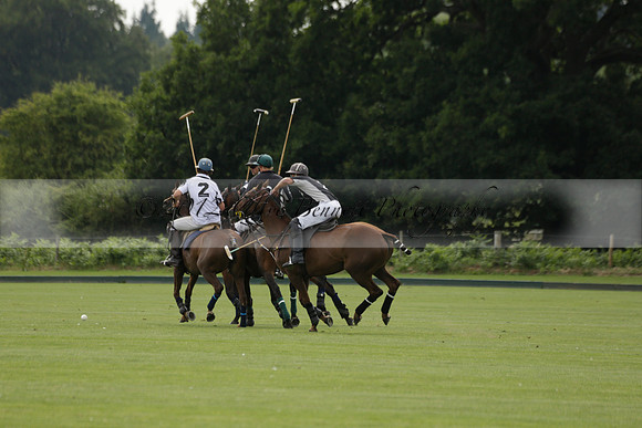 Beau Design v Boscom in an August Rother Cup 4 goal polo match at Cowdray Park Polo Club on Wednesday 07 August 2013