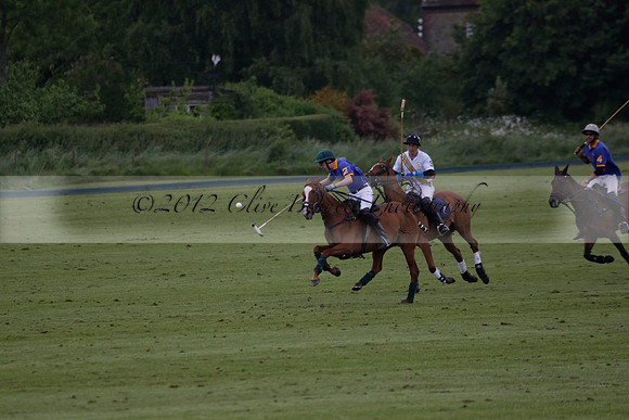 Burningfold v Combe Place in a June 4 Goal Cup polo match 2013.06.11