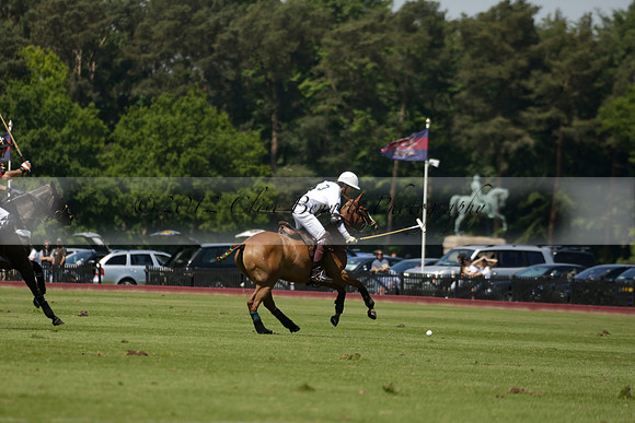 Black Bears v Salkeld in a Cartier Queens Cup polo match 2013.06.05