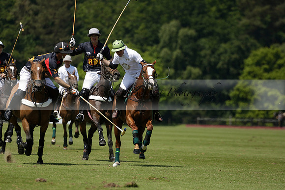 Black Bears v Salkeld in a Cartier Queens Cup polo match 2013.06.05