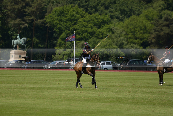 Black Bears v Salkeld in a Cartier Queens Cup polo match 2013.06.05