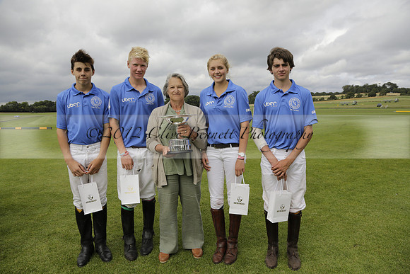 The Colts Cup presentation at Cowdray Park Polo Club on Lawns 2 on Thursday 15 August 2013 2013.08.15