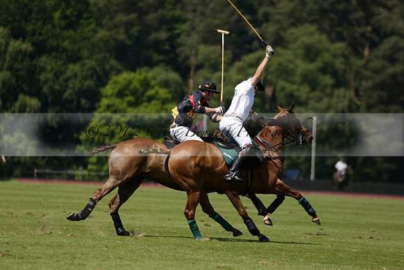 Black Bears v Salkeld in a Cartier Queens Cup polo match 2013.06.05