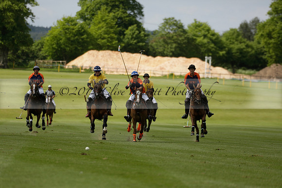 Las Estrellas v Four Quarters Blue in the final of the Jubilee Cup Polo match 2013.06.02