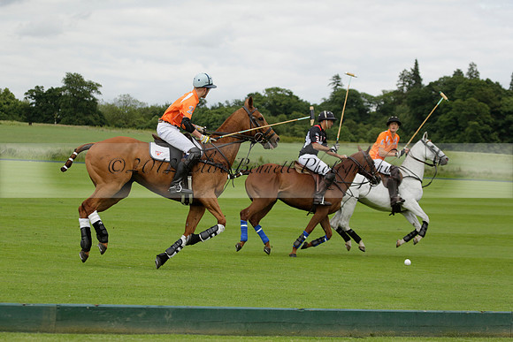 Jaeger Le Coultre / Hollycombe v Cowdray Vikings in a Benson Cup Polo match 2013.06.24