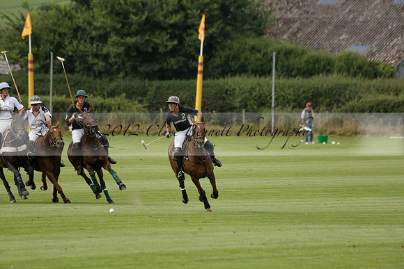 Beau Design v Boscom in an August Rother Cup 4 goal polo match at Cowdray Park Polo Club on Wednesday 07 August 2013