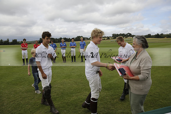 The Colts Cup presentation at Cowdray Park Polo Club on Lawns 2 on Thursday 15 August 2013 2013.08.15